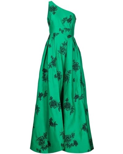 Marchesa Marigold Ball Gown - Green