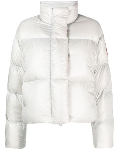 Canada Goose Cypress Cropped Padded Jacket - Women's - Duck Down/polyamide/duck Feathers - White