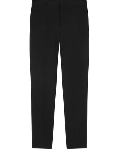 Versace Low-rise Slim-cut Trousers - Black