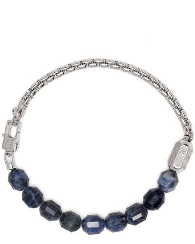 Tateossian Hexade Beaded Bracelet - Blue