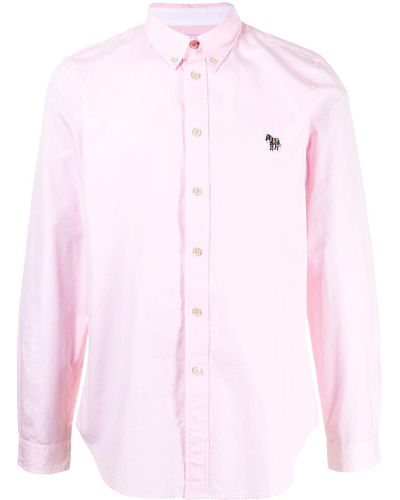 PS by Paul Smith Logo Cotton Shirt - Pink