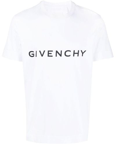 Givenchy ホワイト コットン リバーシブル Tシャツ