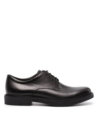 Ecco Metropole London Leather Derby Shoes - Black