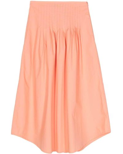 A.P.C. Olympia Cotton Skirt - Orange