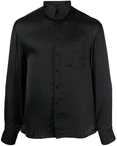 Zadig & Voltaire Long-sleeved Dropped-shoulder Shirt - Black
