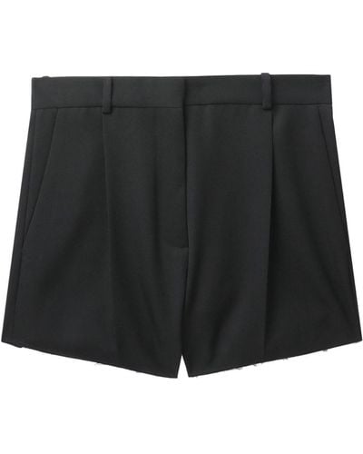 BOTTER High-waist Virgin-wool Shorts - Black