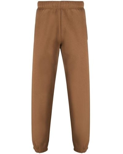 Carhartt Chase Logo-embroidered Cotton Track Trousers - Brown