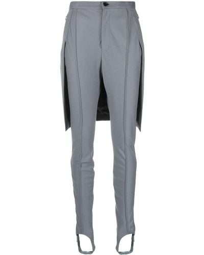 Undercover Panel Stirrup Pants - Grey