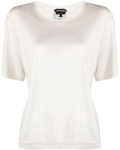 Tom Ford Side Slit T-shirt - White