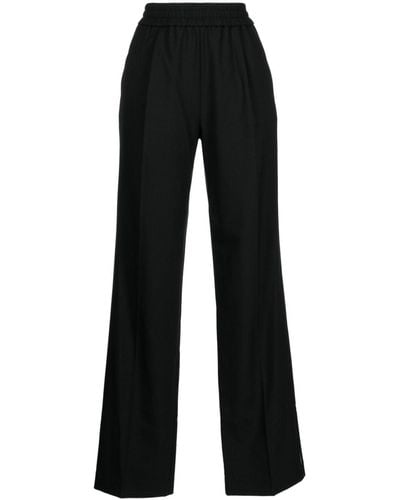 Helmut Lang High-waist Cotton Track Pants - Black