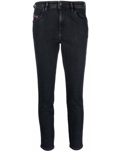 DIESEL Babhila Mid-rise Skinny Jeans - Blue