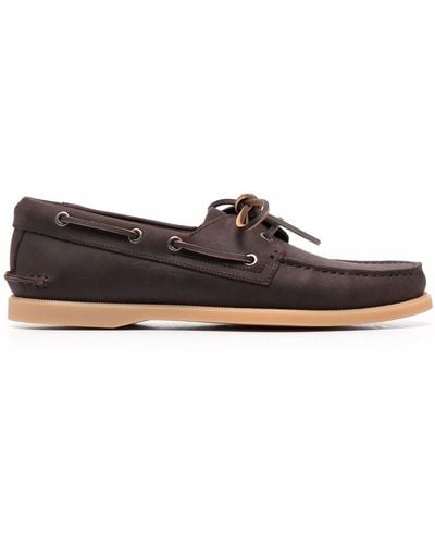 SCAROSSO Jude Boat Shoes - Brown