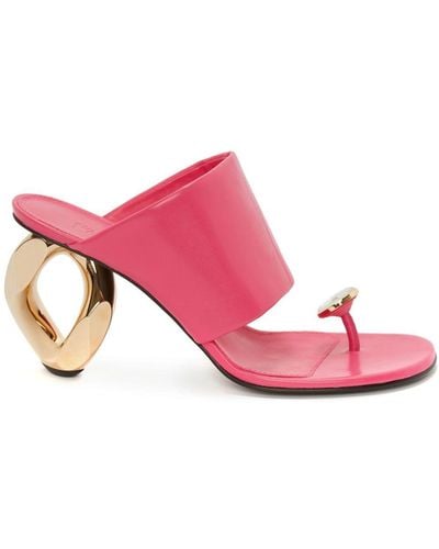JW Anderson Chain High-heel Sandals - Pink