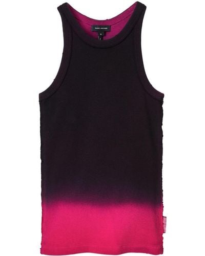 Marc Jacobs Grunge Spray-effect Tank Top - Red