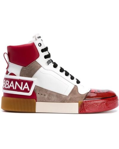 Dolce & Gabbana 'DNA' High-Top-Sneakers - Weiß