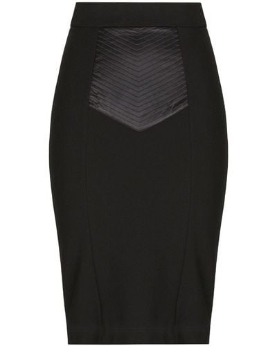Dolce & Gabbana ハイウエスト スカート - ブラック