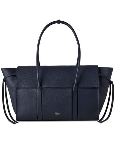 Mulberry Bayswater Leather Shoulder Bag - Blue