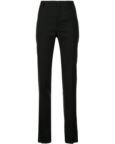 Saint Laurent Pantalones con corte clásico - Negro