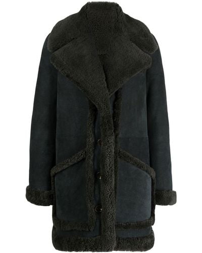 Zadig & Voltaire Laury Shearling Coat - Black