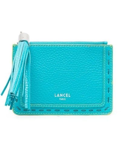 Lancel Premier Flirt Tassel-detail Cardholder - Blue