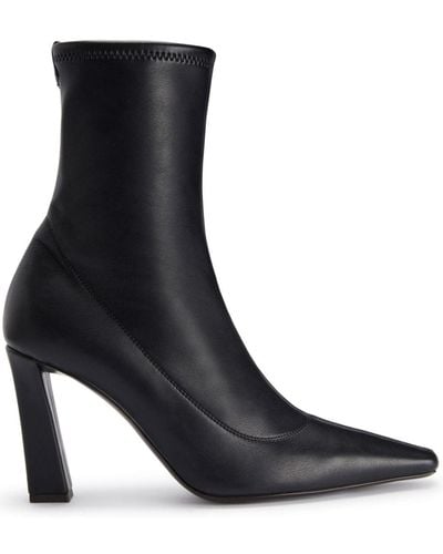 Giuseppe Zanotti Janiee Slip-on Leather Ankle Boots - Black