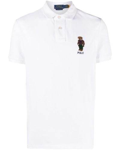 Polo Ralph Lauren Kurzärmeliges Poloshirt - Weiß