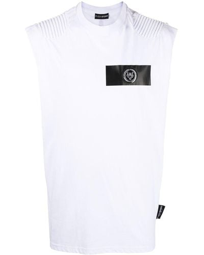 Philipp Plein Logo-patch Short-sleeve T-shirt - White