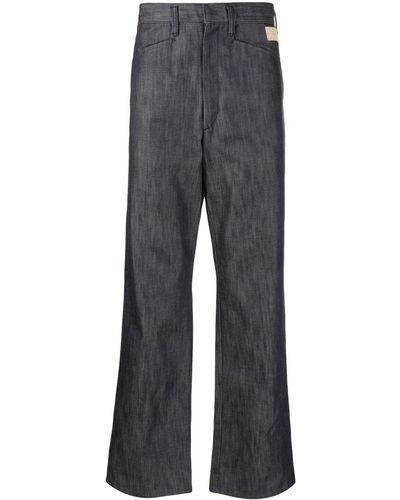 Rito Structure Mid-rise Straight-leg Jeans - Gray