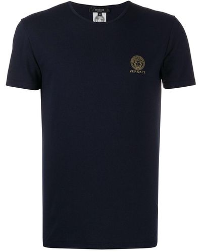Versace ヴェルサーチェ メドゥーサ Tシャツ - ブルー