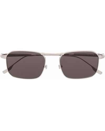 Montblanc Rectangle-frame Sunglasses - Metallic