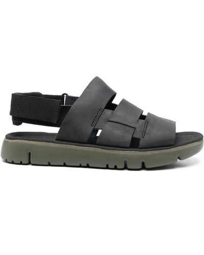 Camper Oruga Strap Detail Sandals - Black
