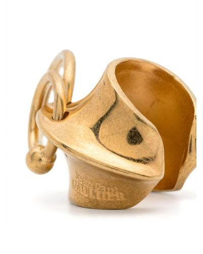 Jean Paul Gaultier The Piercing Ring Ear Cuff - Natur