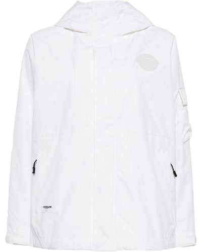 Chocoolate Logo-appliqué Hooded Jacket - White