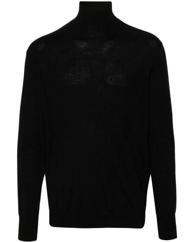 Bally Roll-neck Merino-wool Sweater - Black