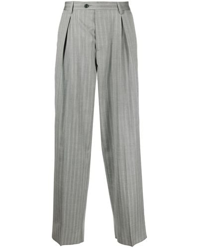 Moschino Tailored Virgin Wool Pants - Grey