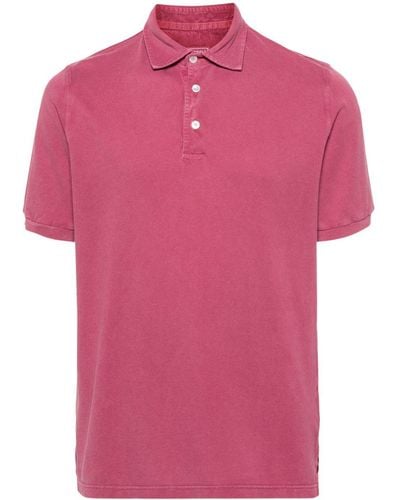 Fedeli North Cotton Polo Shirt - Pink