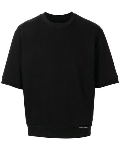 3.1 Phillip Lim Logo Patch Detail Sweatshirt - Black