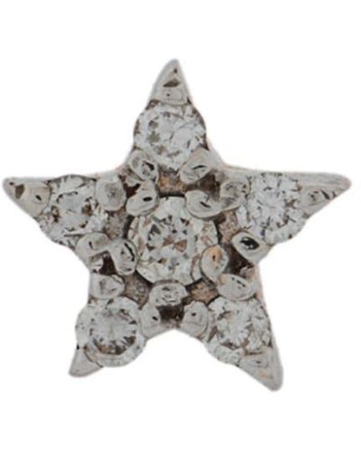 Kismet by Milka 14kt Rose Gold Star Diamond Stud - White