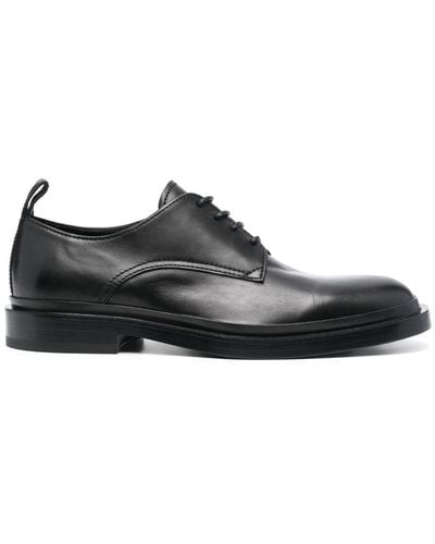 Officine Creative Concrete 003 Leather Derby Shoes - Black