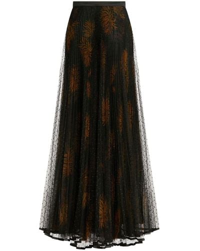 Etro Maxi-jurk Met Print - Zwart