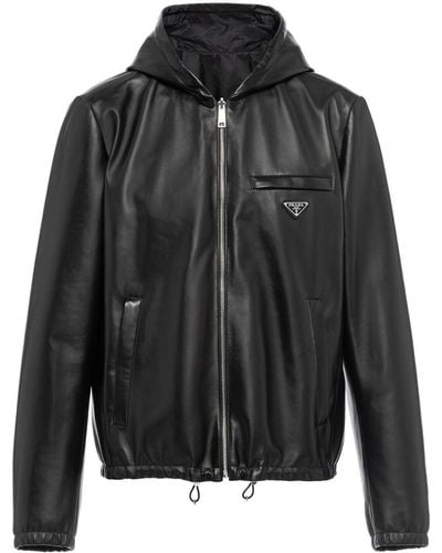 Prada Reversible Hooded Jacket - Black