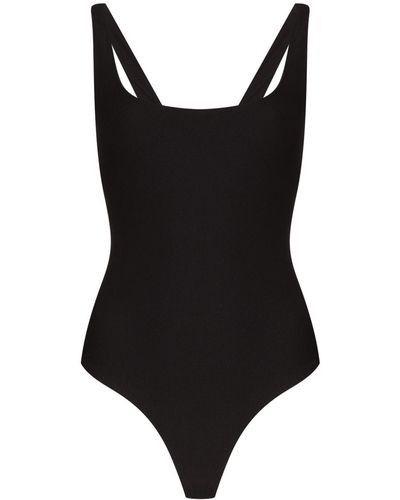 Alix Body sin mangas con cuello redondo - Negro