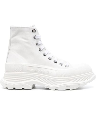 Alexander McQueen High-top Sneakers - White
