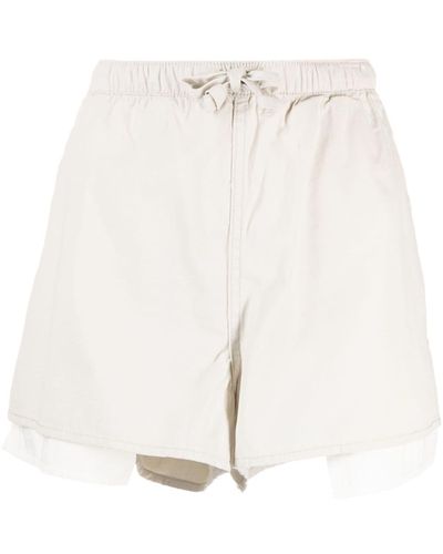 Izzue Oversize-pocket Drawstring Shorts - White
