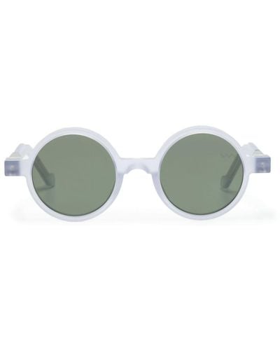 VAVA Eyewear Round-frame Tinted Sunglasses - Green