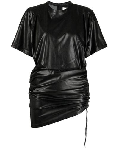 Isabel Marant Balesi Short-sleeve Minidress - Black