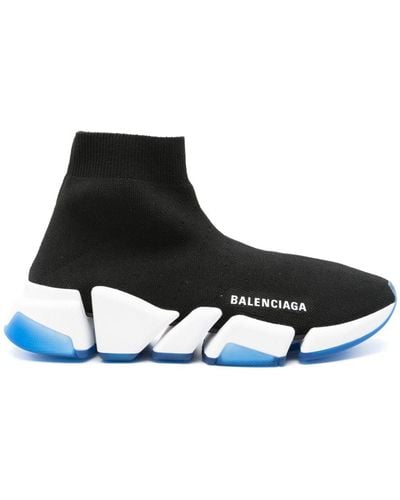 Balenciaga Speed 2.0. High-top Sneakers - Black