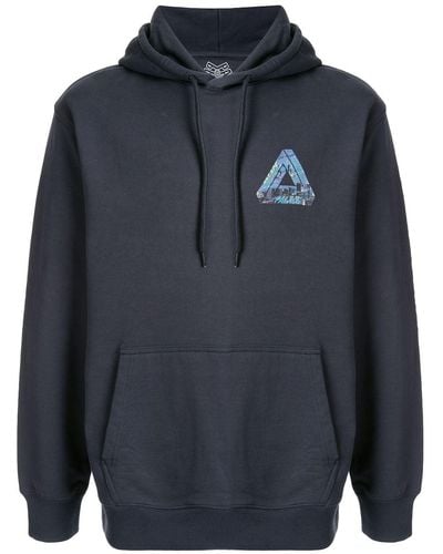 Palace 'LA' Kapuzenpullover - Blau