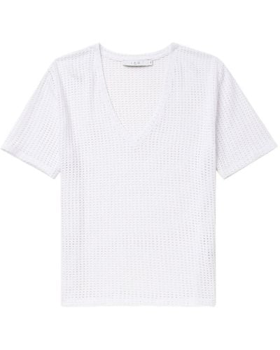IRO Belaid Perforated T-shirt - White
