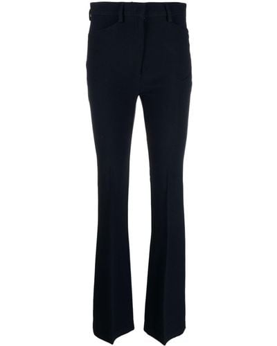 N°21 Pressed-crease Tailored Trousers - Blue